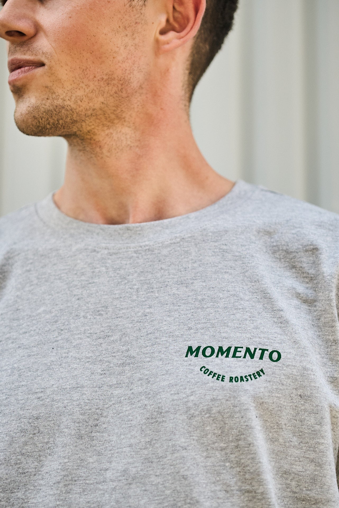 MOMENTO T-Shirt - Coffeegator. (Grey)