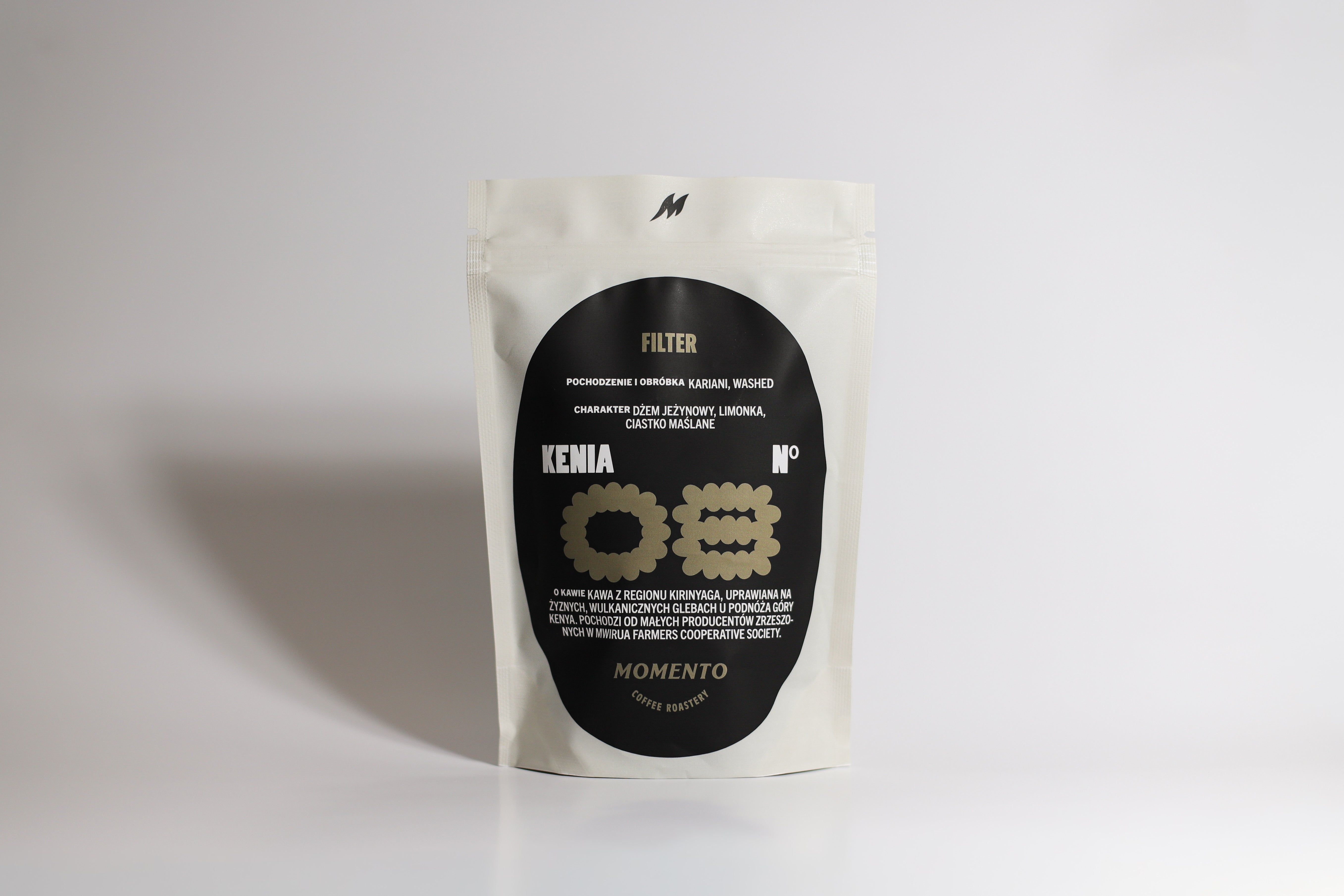 インサイドKAROYAKACOFFEE 90包 Kenia Nº8, Kariani AB, Washed – momentocoffee