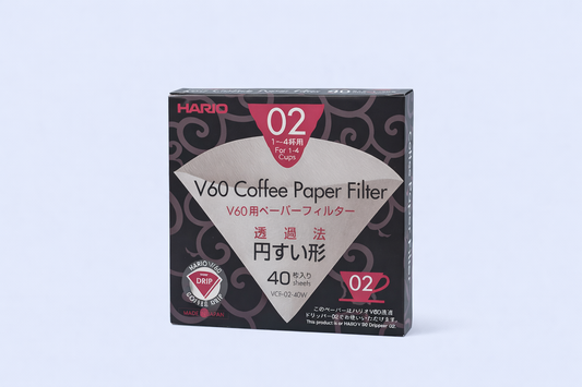 Filtry papierowe do dripa Hario V60-02 – 40 szt.
