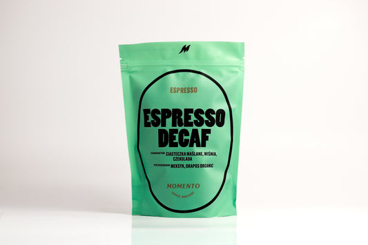 Kawa Ziarnista Bezkofeinowa - Espresso Decaf – Meksyk, Grapos