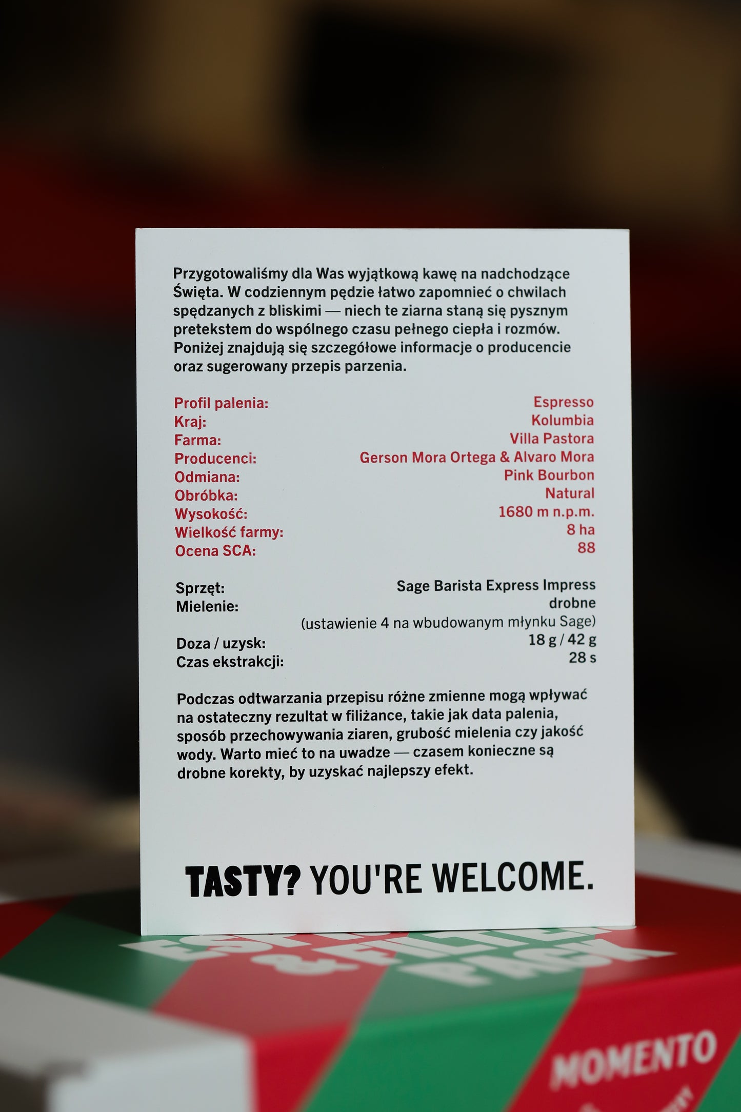 XMAS ESPRESSO & FILTER Pack