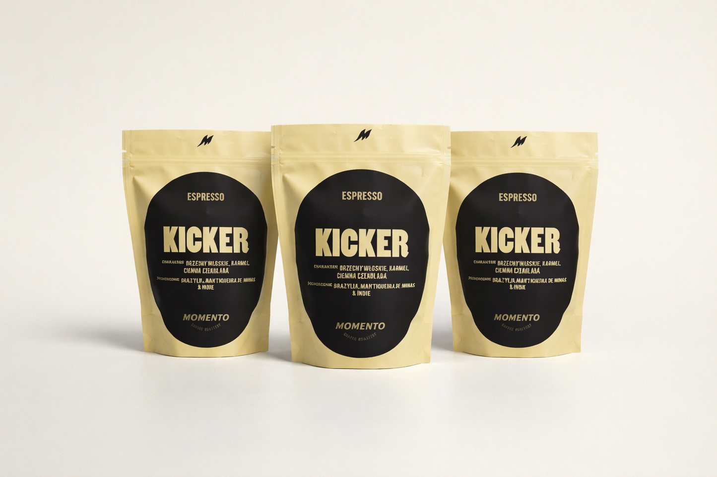 Zestaw kawy ziarnistej 3kg Kicker Espresso - Brazylia & Indie Blend