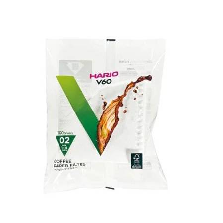 Hario filtry papierowe do dripa V60-02 (100 szt.)